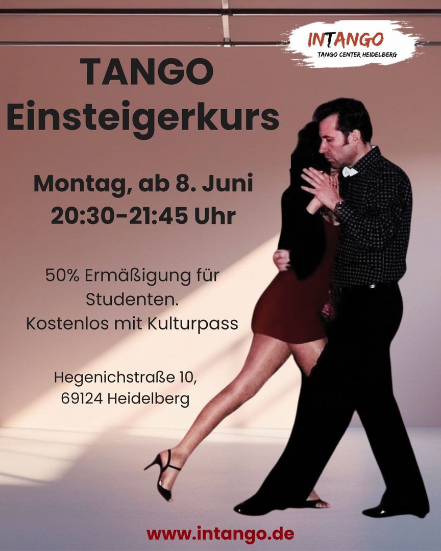 Tango Argentino Einsteigerkurs – Zur Goldenen Rose, 08.06.2026
