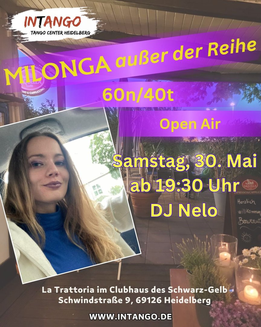 Open-Air Tango/Milonga – Zur Goldenen Rose, 30.05.2026