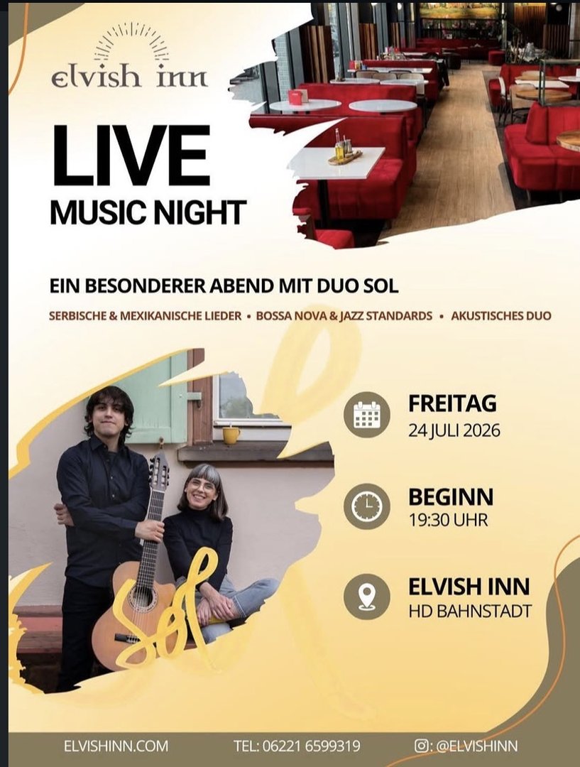 Duo Sol – Elvish Inn Cafe & Restaurant, 24.07.2026