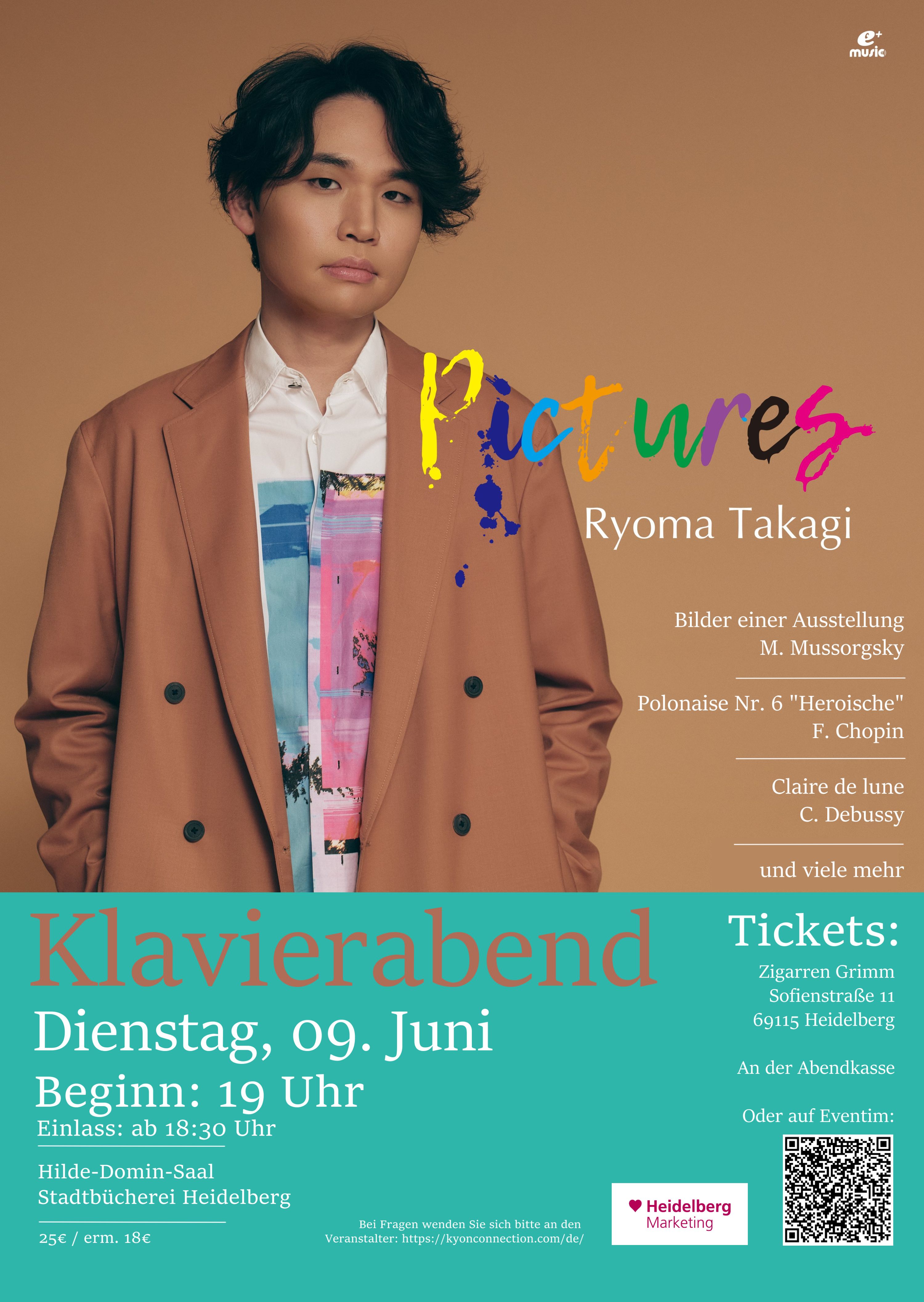 Klavierabend Ryoma Takagi - Pictures – Stadtbücherei Heidelberg, 09.06.2026